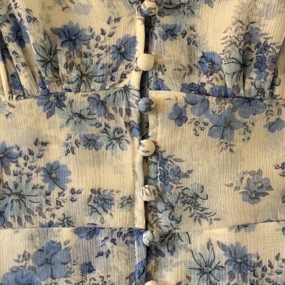 The Kooples Vintage Flowers Floral Print Dress (Size 3) - Picture 6 of 7